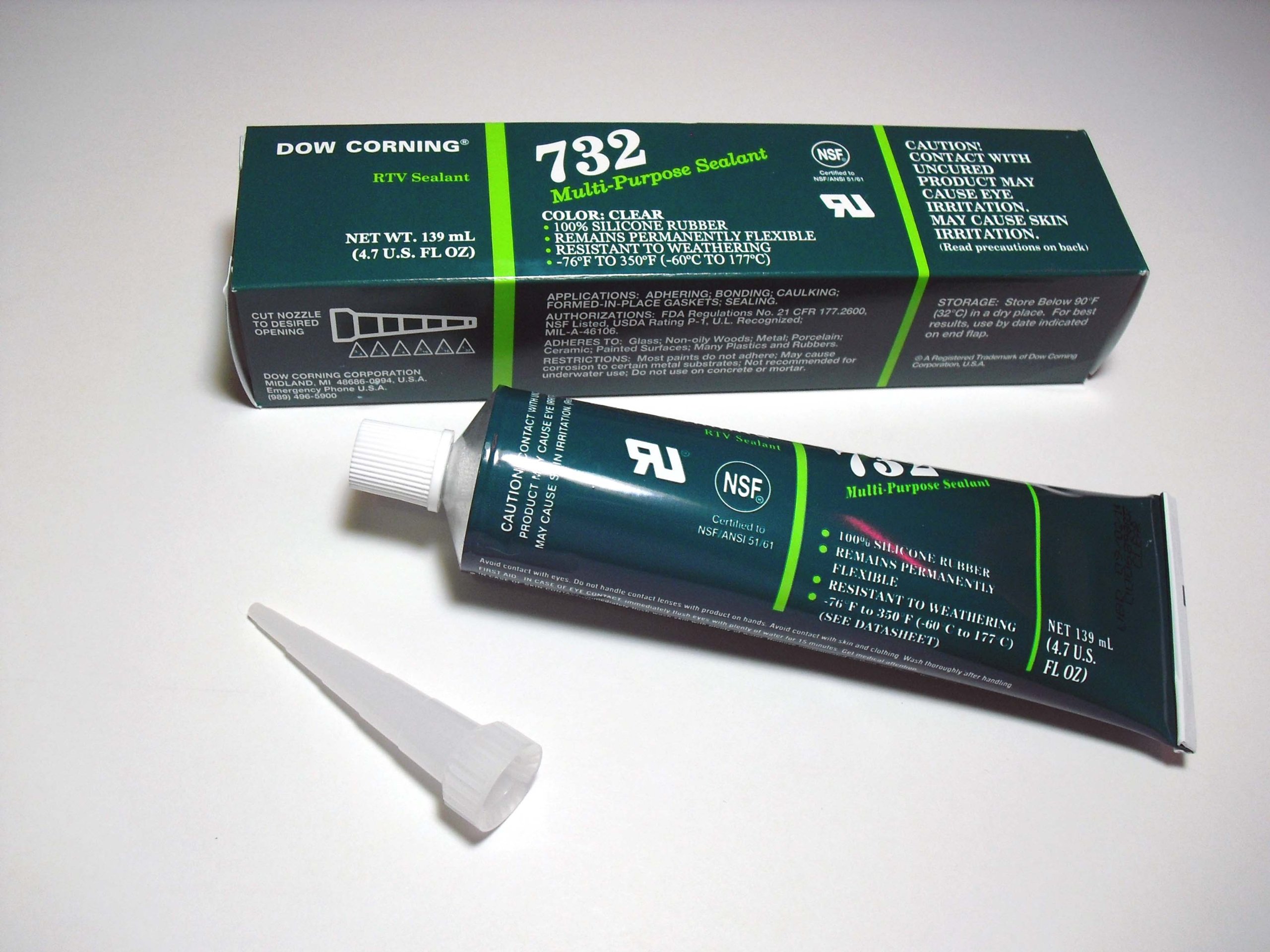 DOW CORNING 732. 18本